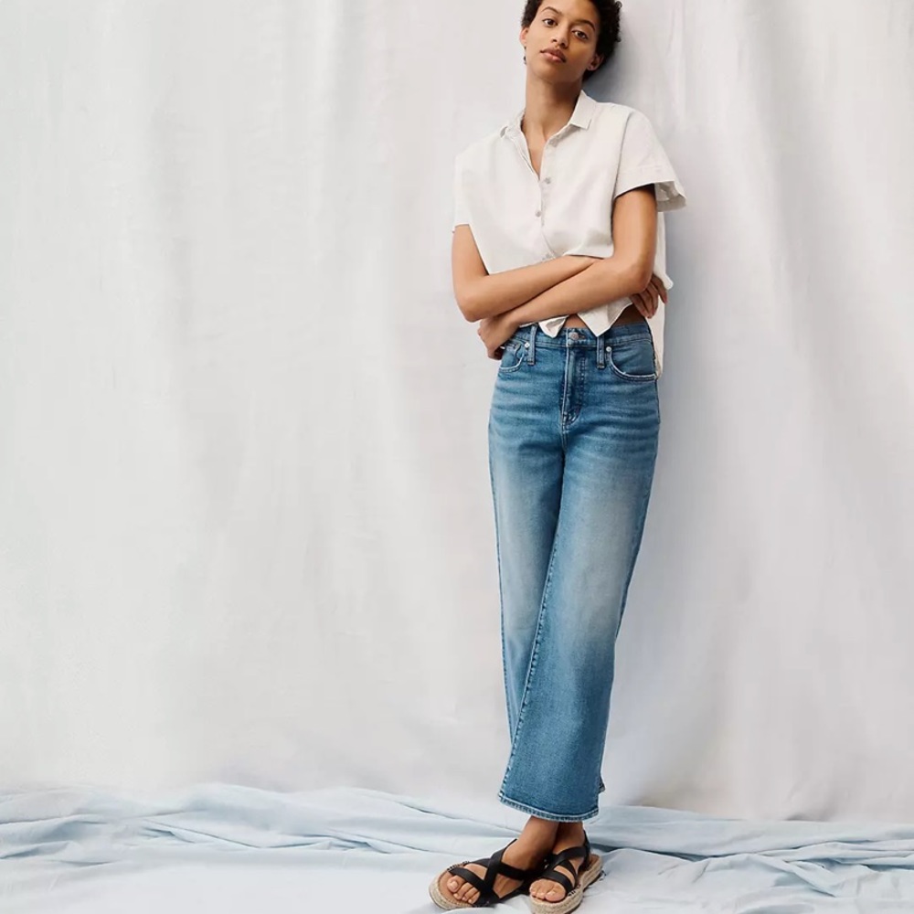 Madewell Slim Wide-Leg Crop